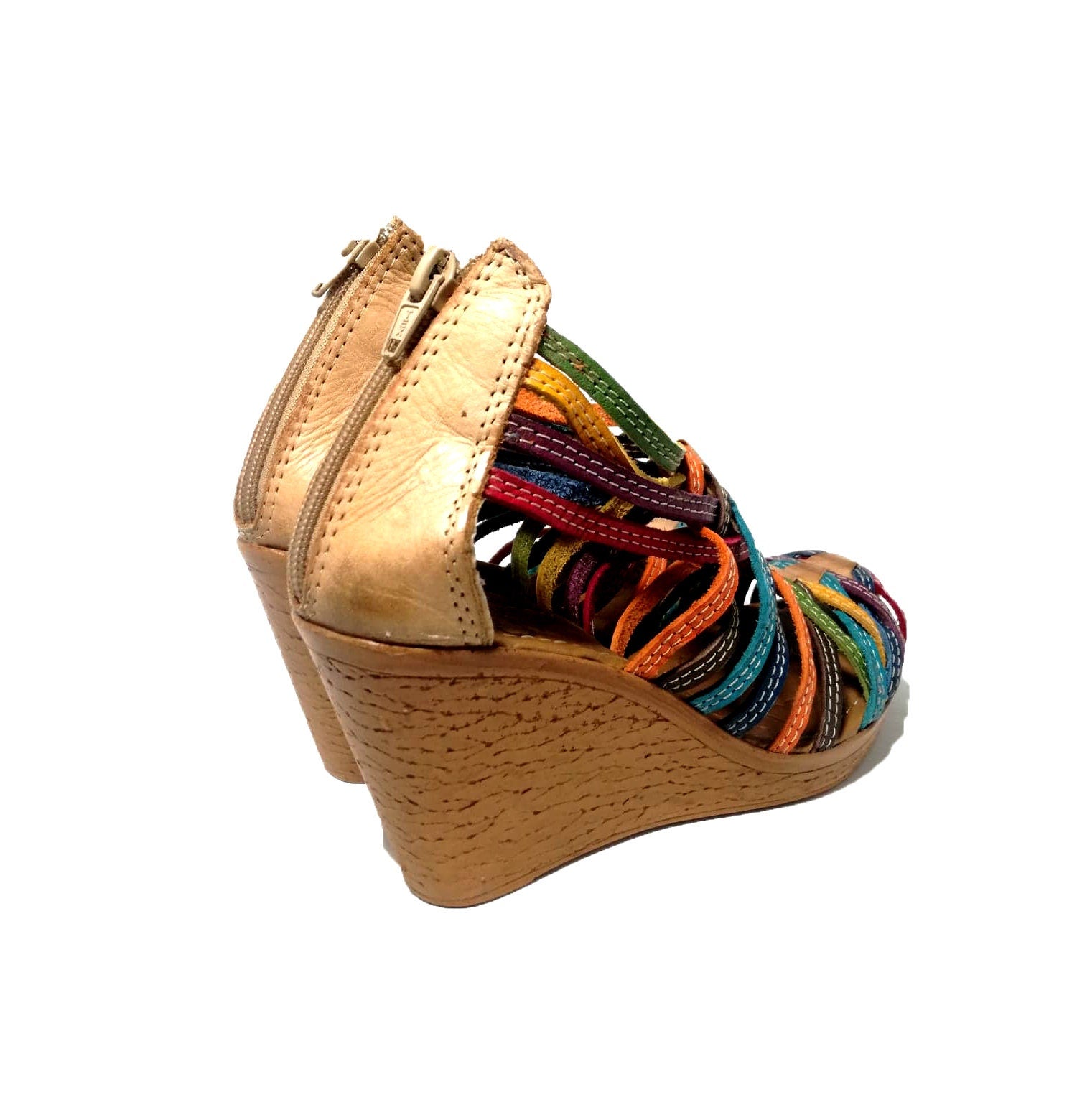 Huaraches for women, Mexican huaraches, Mexican sandal, high huarache, leather. Traditional Mexican huarache.