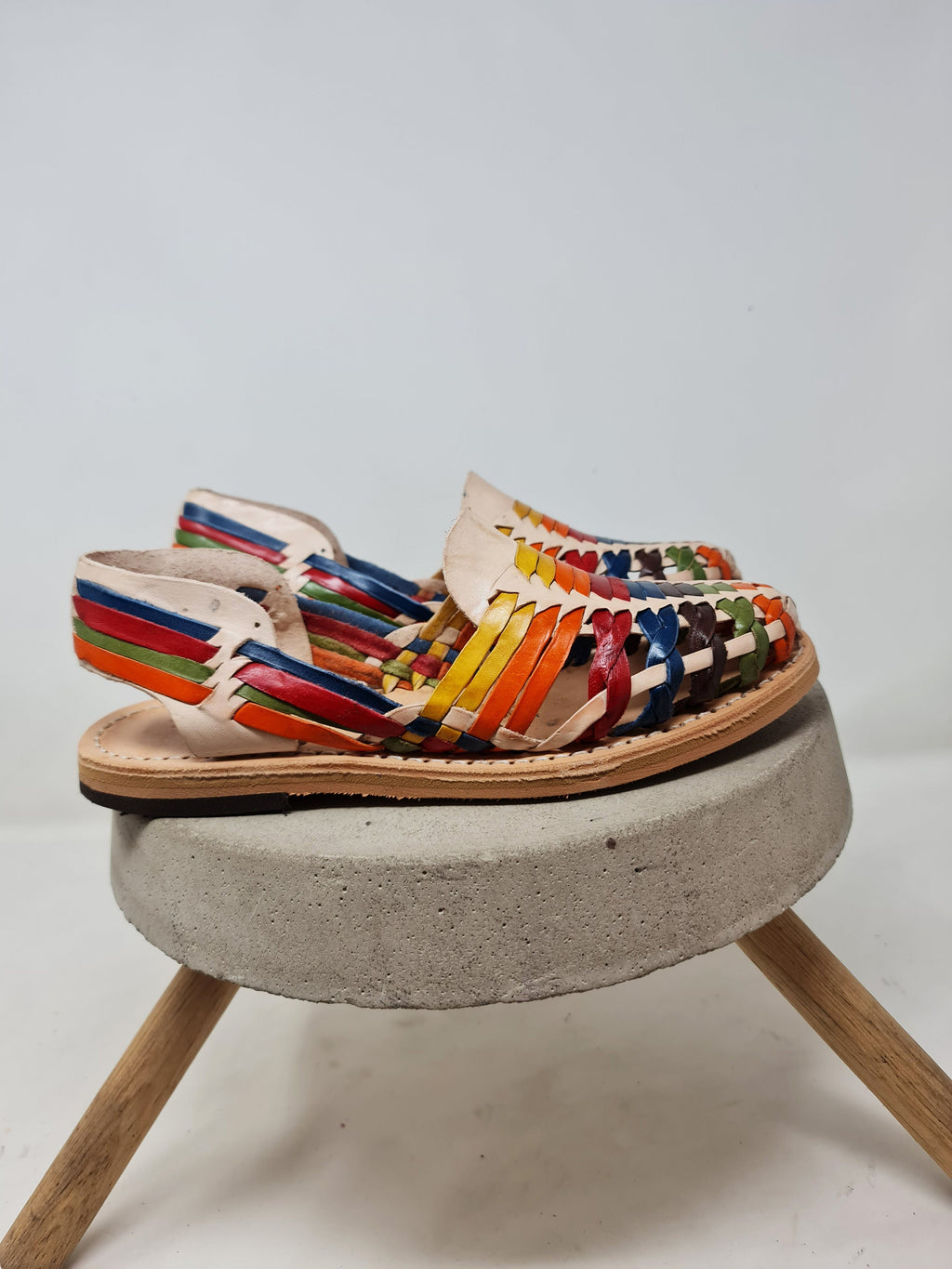 Colorful Mexican Huaraches for Women with Ventilated Design | Shipped from Mexico