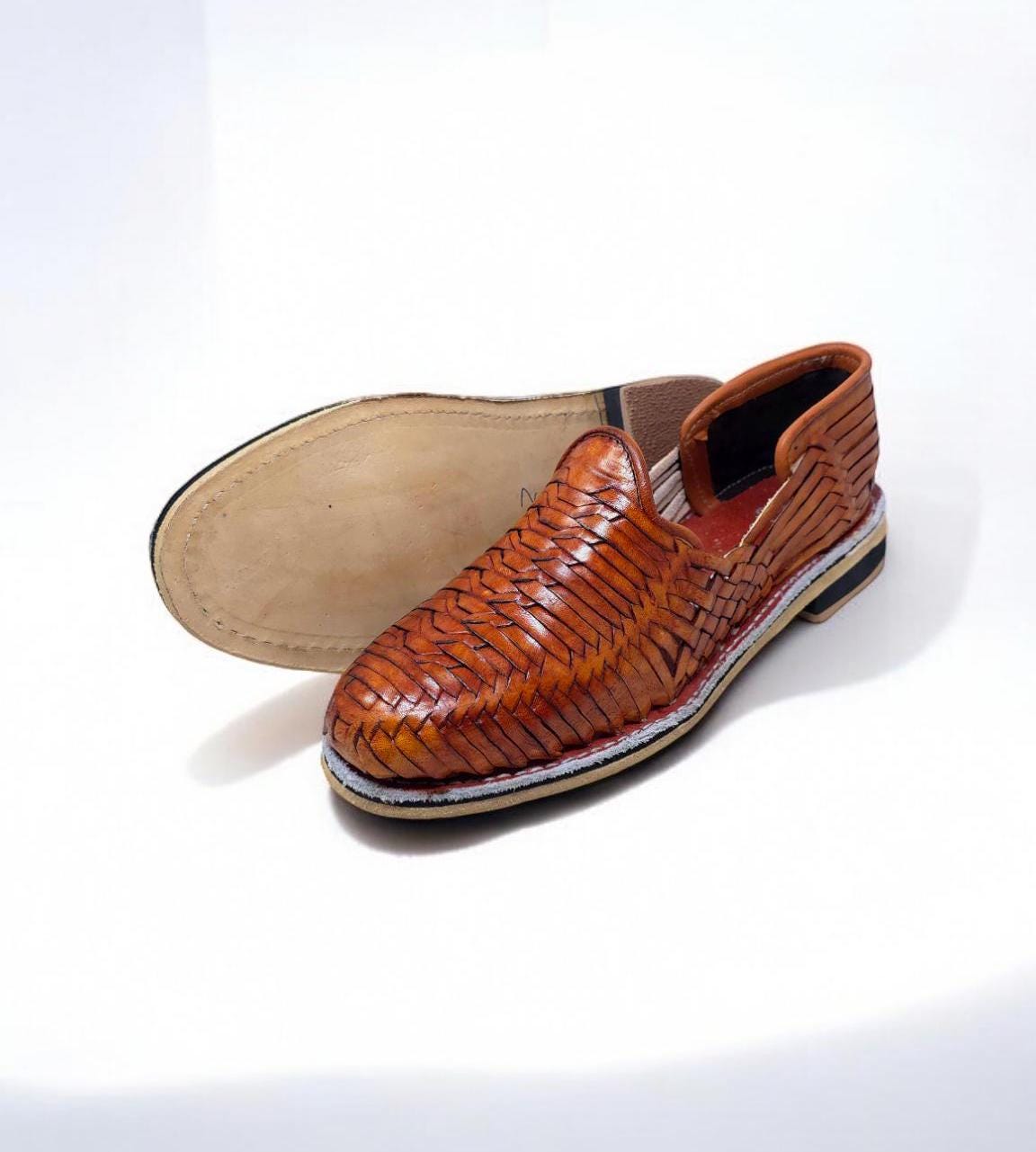 Mexican Huaraches for Men with Leather Sole – Chocolate, Honey, Auburn, and Tobacco Colors – Handmade and Comfortable, all sizes
