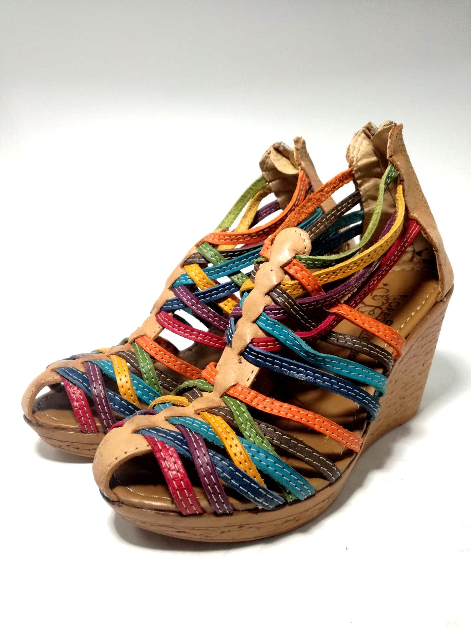 Huaraches for women, Mexican huaraches, Mexican sandal, high huarache, leather. Traditional Mexican huarache.