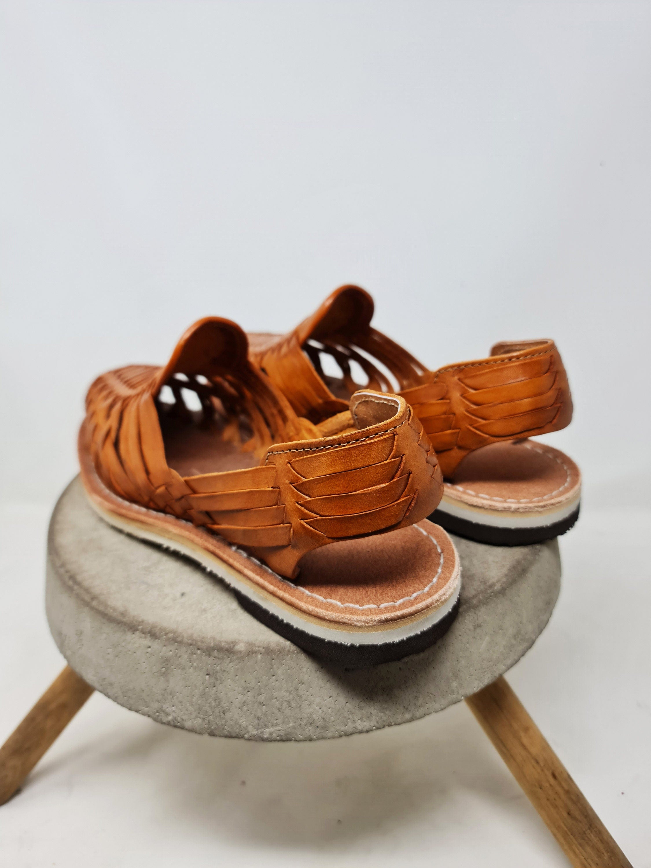 Mexican Huaraches for men, huaraches color marrón para hombre, sandalias estilo esqueleto