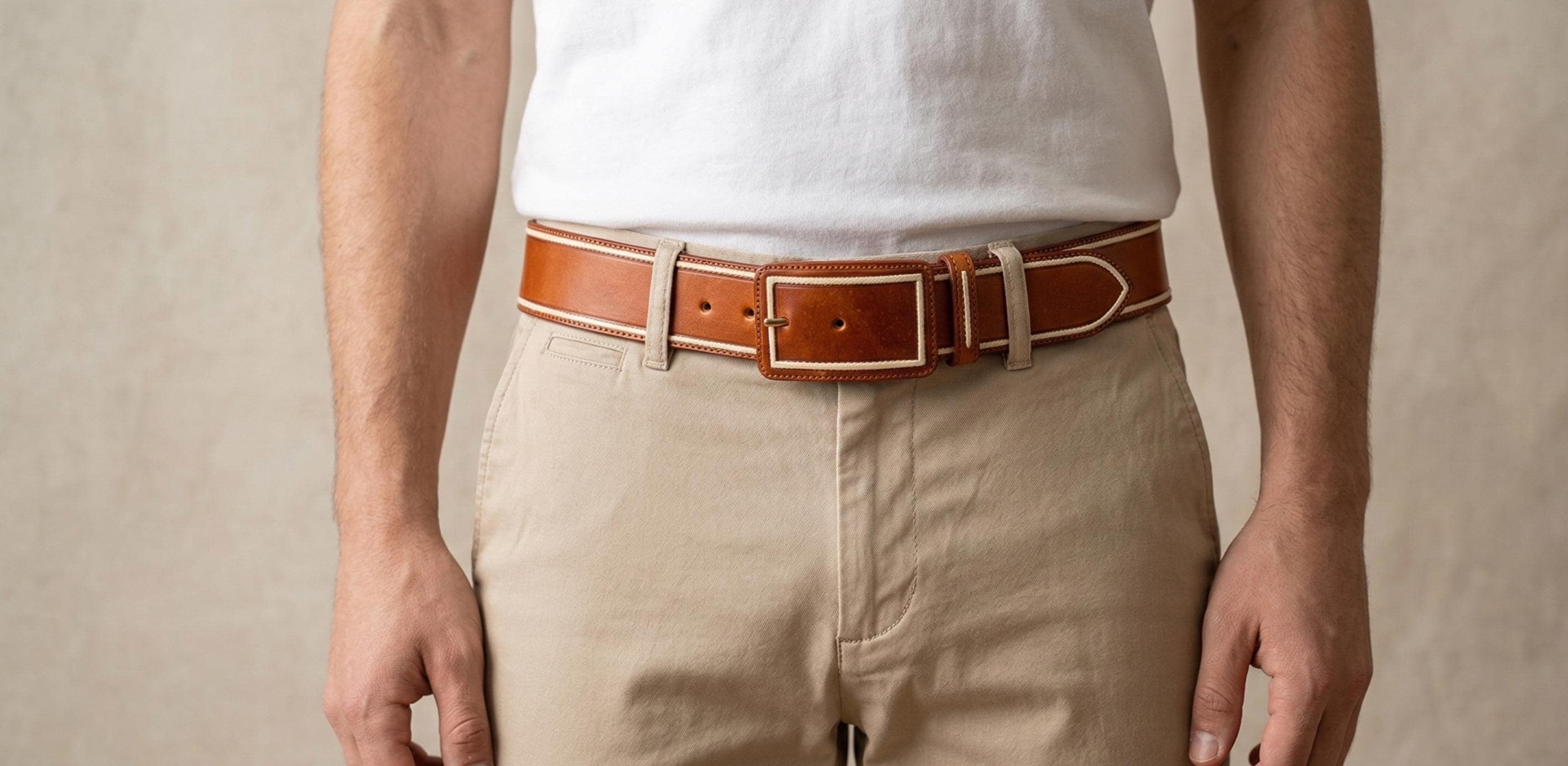 Men's artisanal piteado belt, made of cowhide, genuine handmade leather from Mexico, 50mm, black or honey. Authentic pita embroidery.