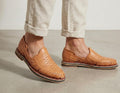 Men's Mexican Huaraches in Vachetta with Leather Sole | Shipped from Mexico