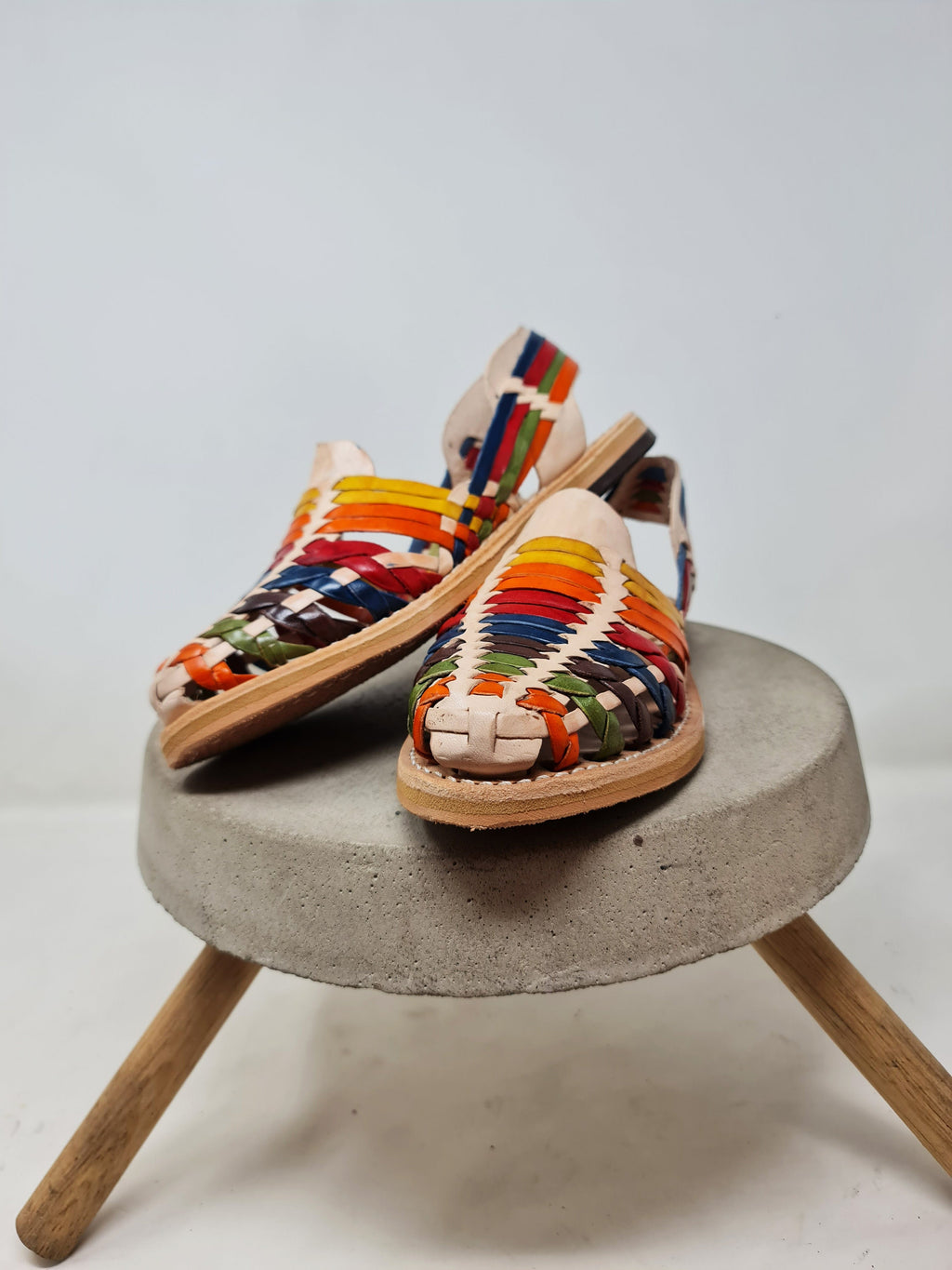 Colorful Mexican Huaraches for Women with Ventilated Design | Shipped from Mexico