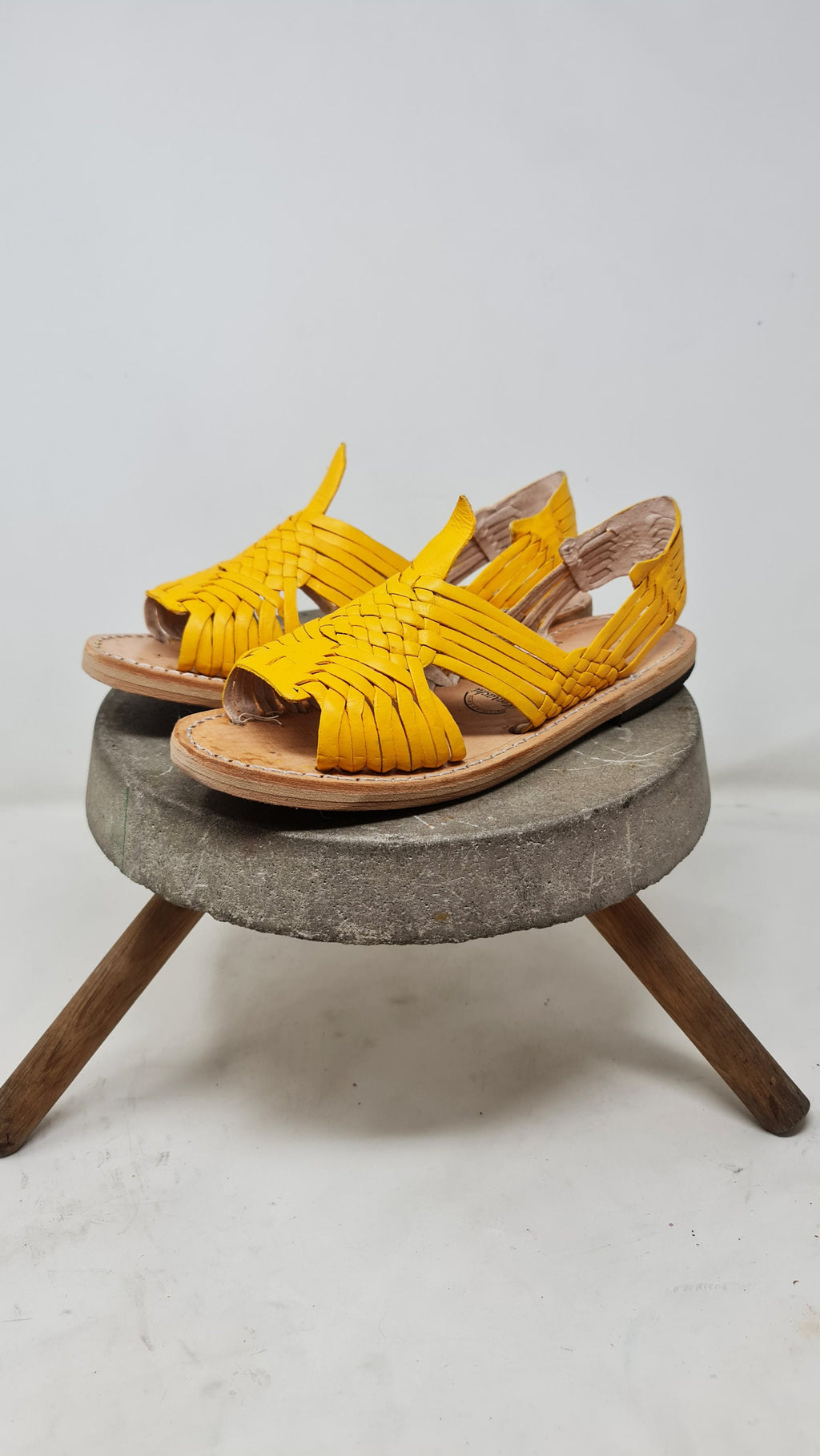 Pachuco Women's Corn Yellow Huaraches - Unique Mexican Style - Artisan Footwear - Direct Shipping from Mexico