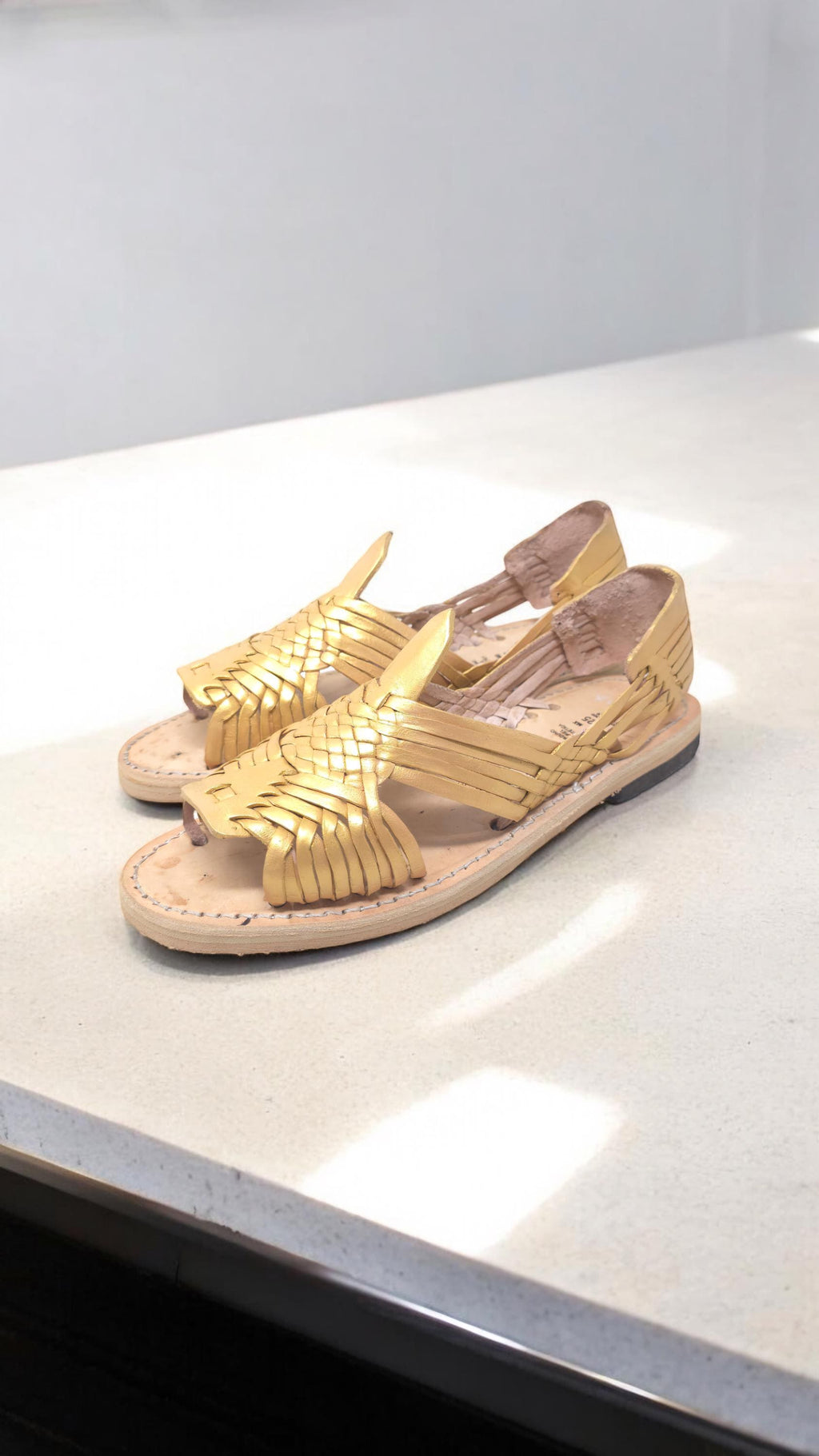 Colorful Artisan Metallic Huaraches for Women - Handmade Mexican Sandals in US Sizes 5-10