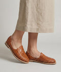 Women's Mexican Huaraches in Walnut Color | Authentic, Comfortable, and Classic | Ships Directly from Mexico
