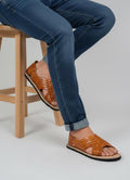 Mens Huaraches sandals mexican. 100% leather, vintage. Handmade. huarache artesanal playero. hecho a mano