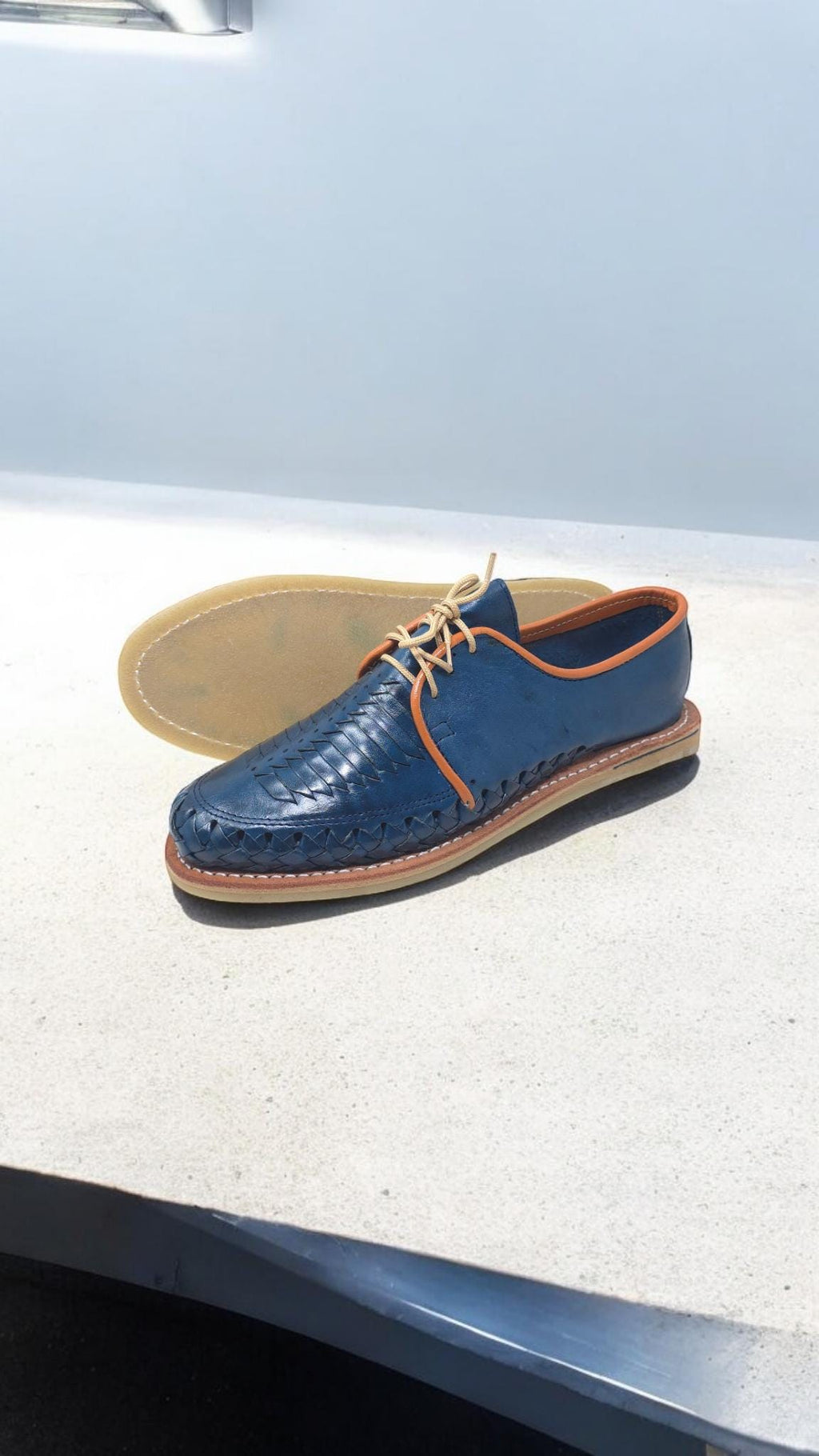 Leather Lace-Up Huaraches | Handmade Mexican Closed-Toe Sandals | Traditional Handmade Men's Shoes