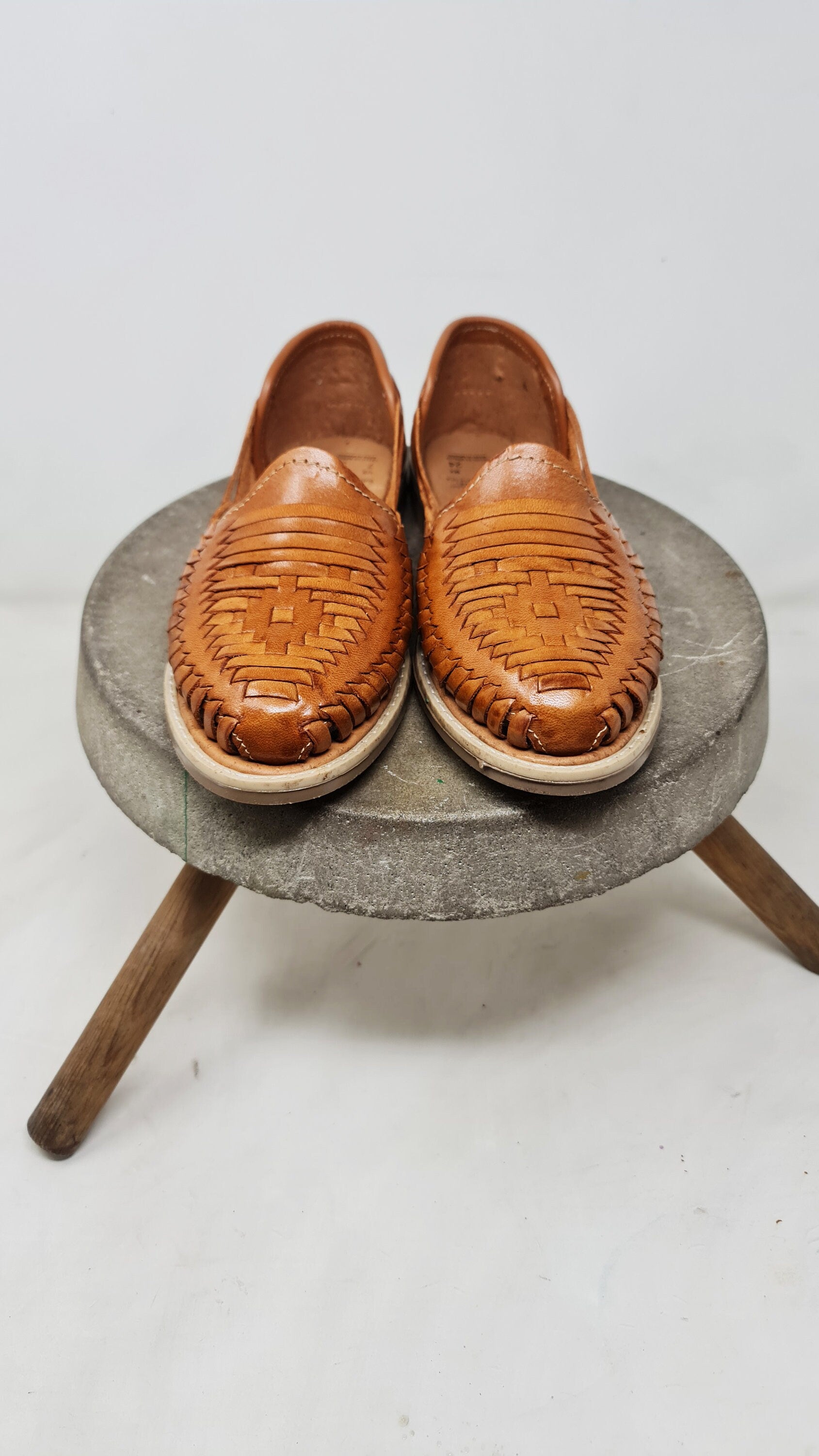 Women's Mexican Huaraches in Walnut Color | Authentic, Comfortable, and Classic | Ships Directly from Mexico