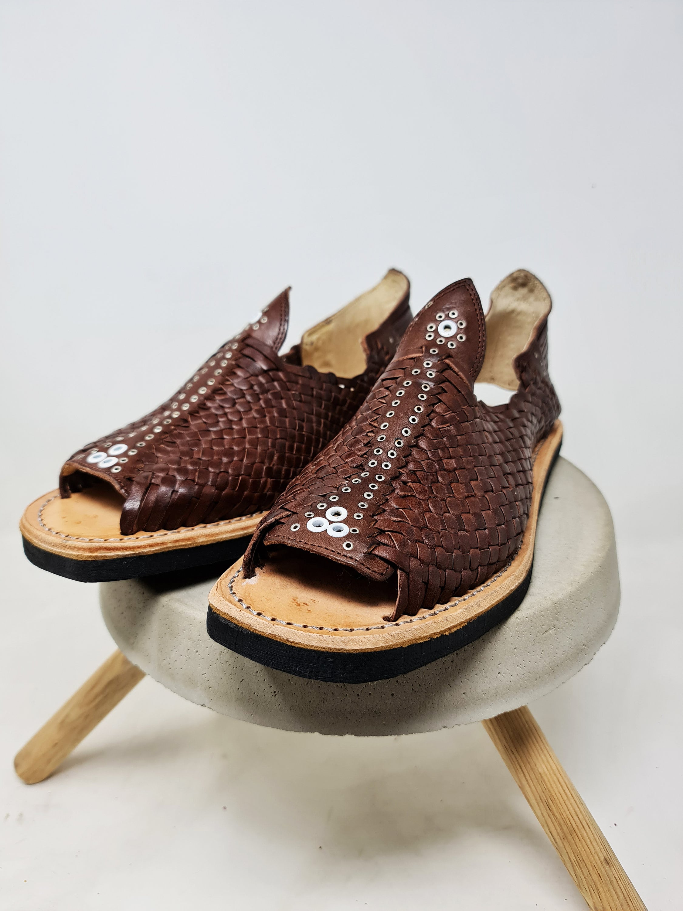 Huaraches mexicanos para hombre, sandalias de cuero calidad premium