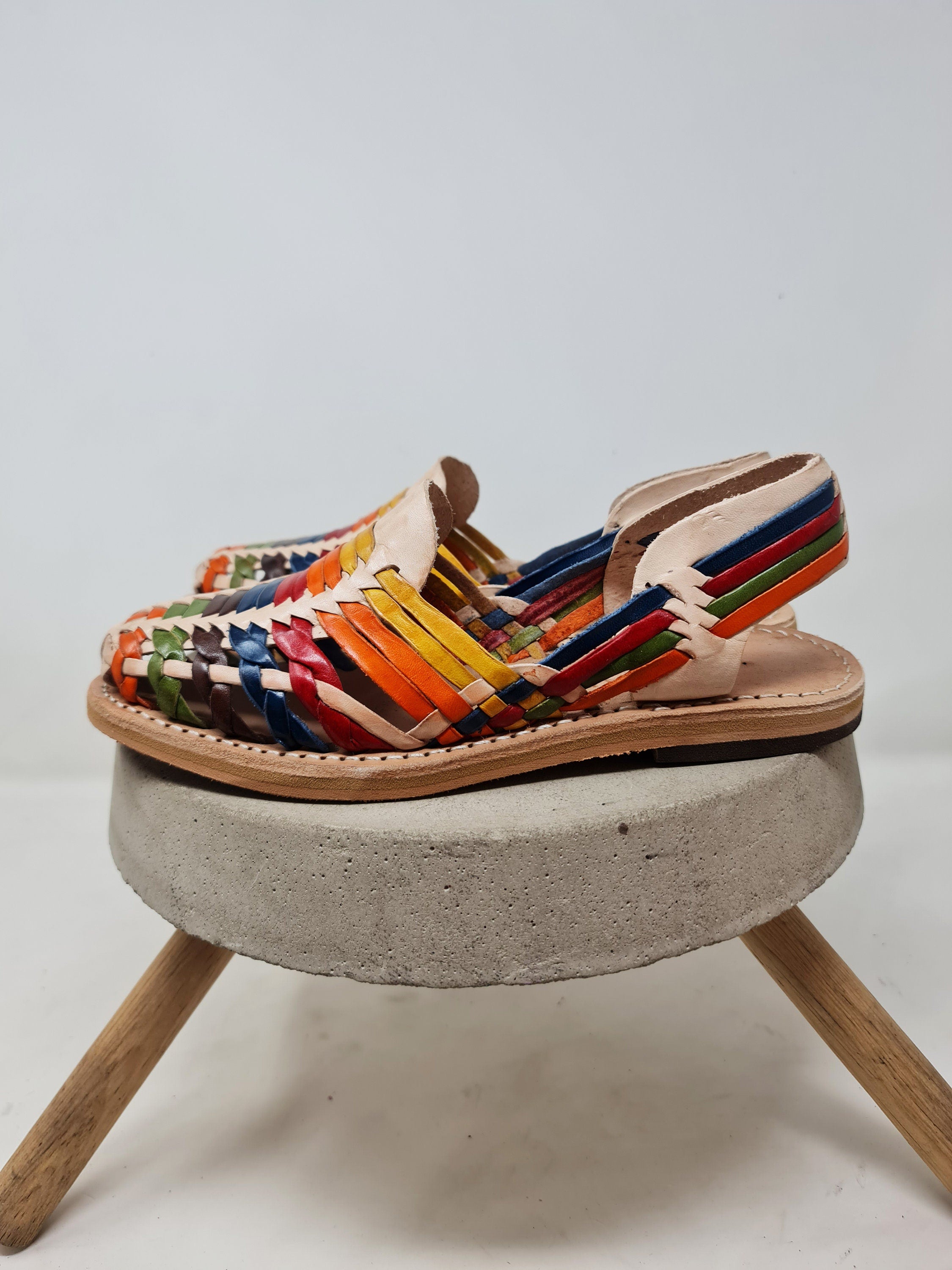 Colorful Mexican Huaraches for Women with Ventilated Design | Shipped from Mexico