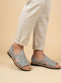 Huaraches mexicanos para hombre color gris y con suela resistente - Mexican Sandals with tire sole - estilo mexicano - gift for him