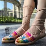 Artisan huaraches for women with straps – Handmade in Mexico, cool and comfortable, in colors, honey, or white