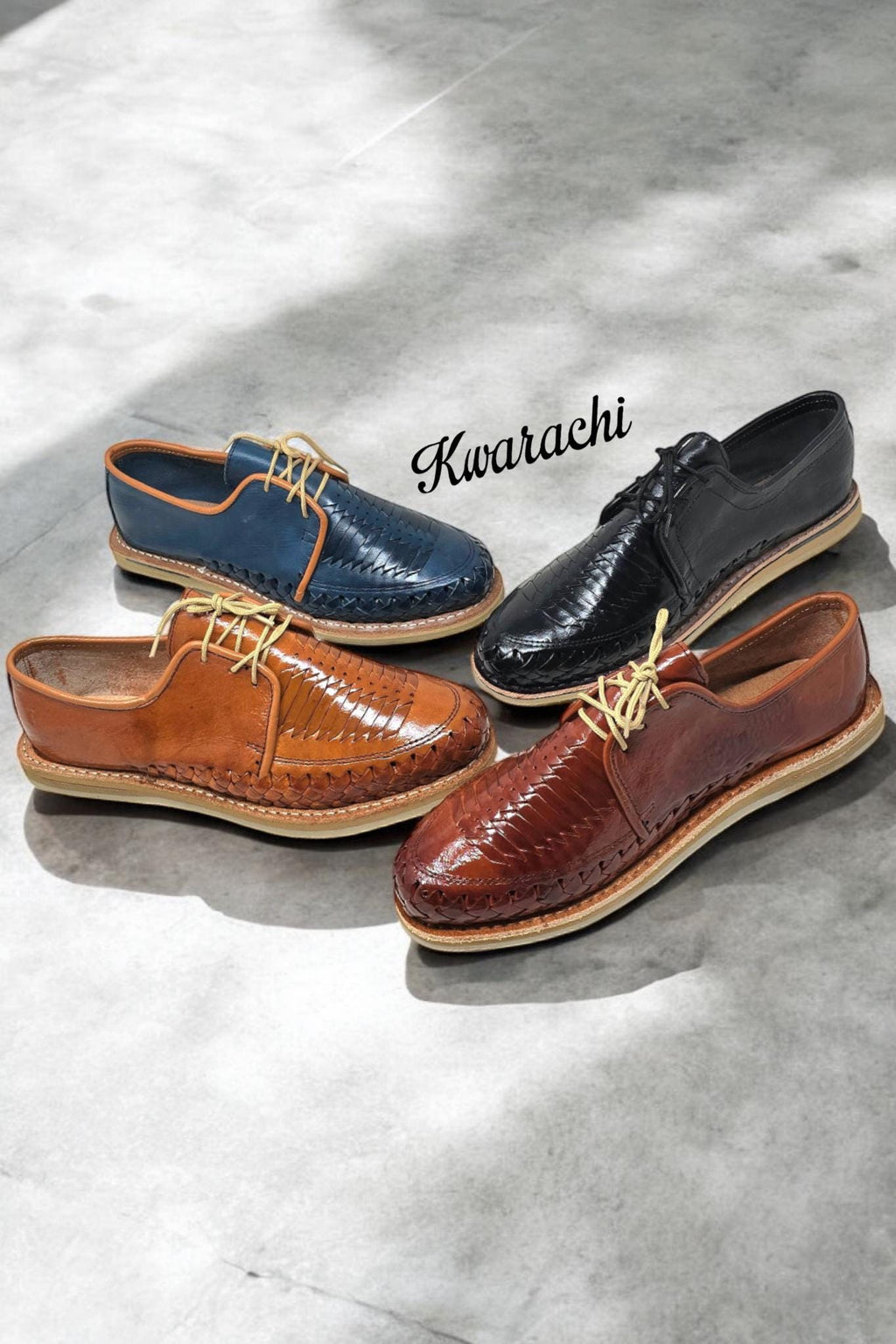 Leather Lace-Up Huaraches | Handmade Mexican Closed-Toe Sandals | Traditional Handmade Men's Shoes
