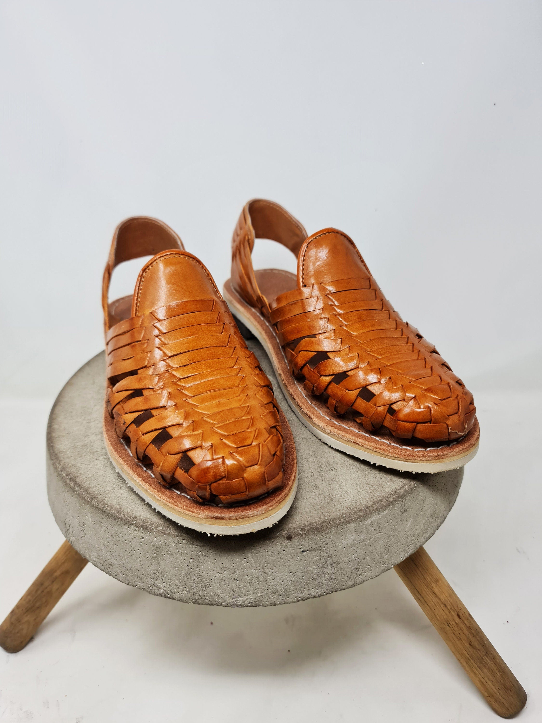 Mexican Huaraches for men, huaraches color marrón para hombre, sandalias estilo esqueleto