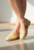 Mexican Huaraches for Women, Exclusive Champagne - Handcrafted and Comfortable Sandals - Direct Shipping from Mexico