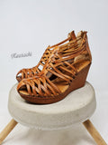 Huaraches for women, Mexican huaraches, Mexican sandal, high huarache, leather. Traditional Mexican huarache. Platform huaraches