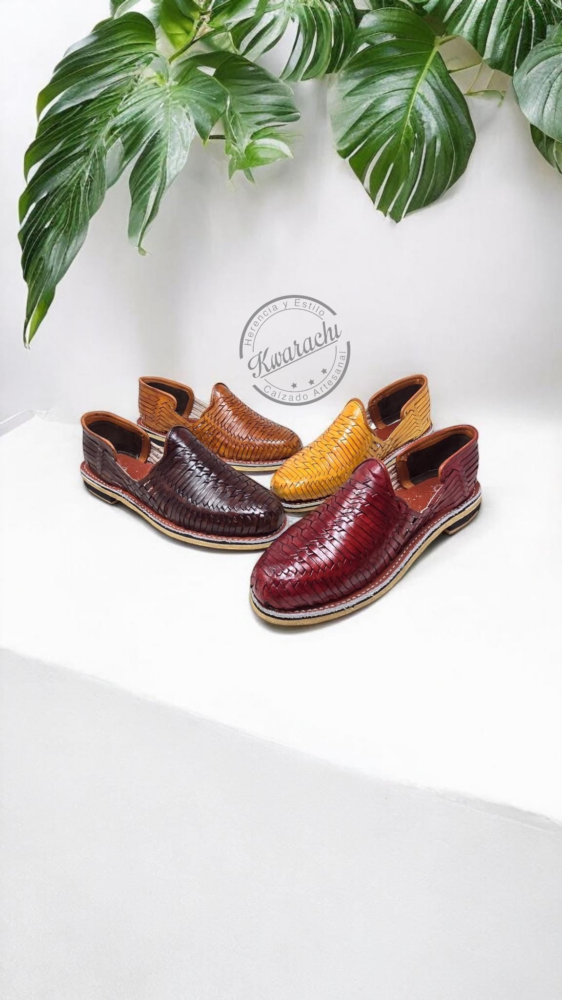 Mexican Huaraches for Men with Leather Sole – Chocolate, Honey, Auburn, and Tobacco Colors – Handmade and Comfortable, all sizes
