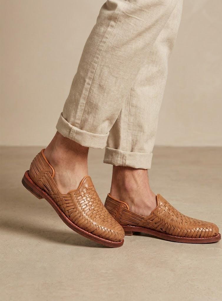 Handmade Huaraches Made in Mexico - All Sizes - Mexican Leather Sandal - Men's Mexican Handmade - Men's Mexican Huaraches