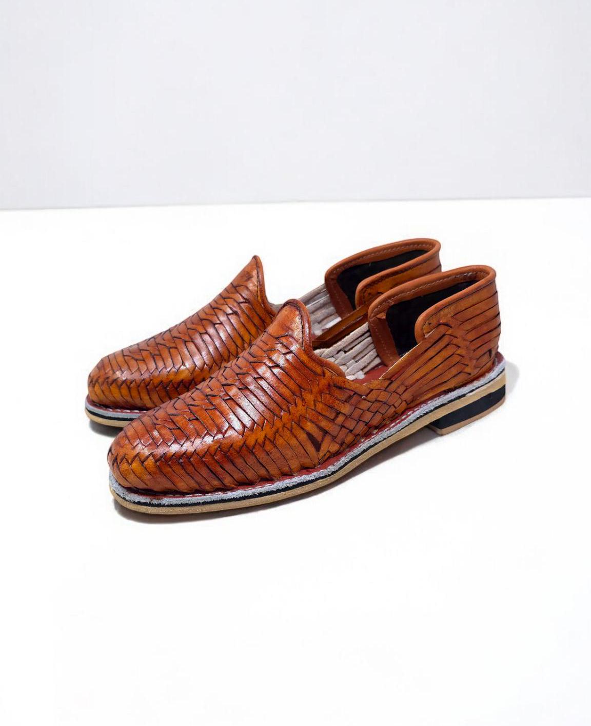 Mexican Huaraches for Men with Leather Sole – Chocolate, Honey, Auburn, and Tobacco Colors – Handmade and Comfortable, all sizes