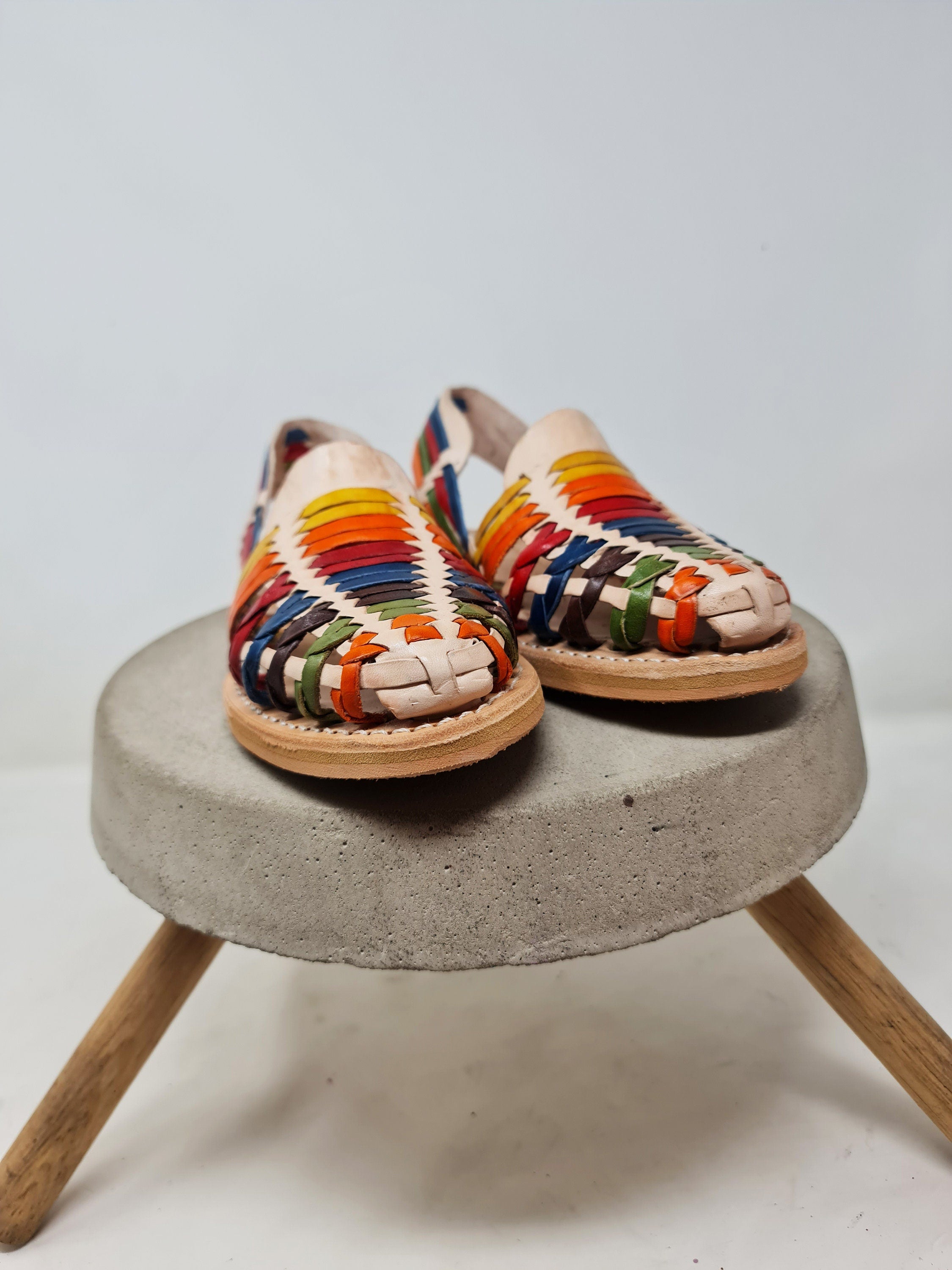 Colorful Mexican Huaraches for Women with Ventilated Design | Shipped from Mexico