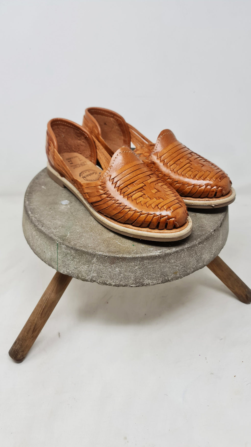 Women's Mexican Huaraches in Walnut Color | Authentic, Comfortable, and Classic | Ships Directly from Mexico
