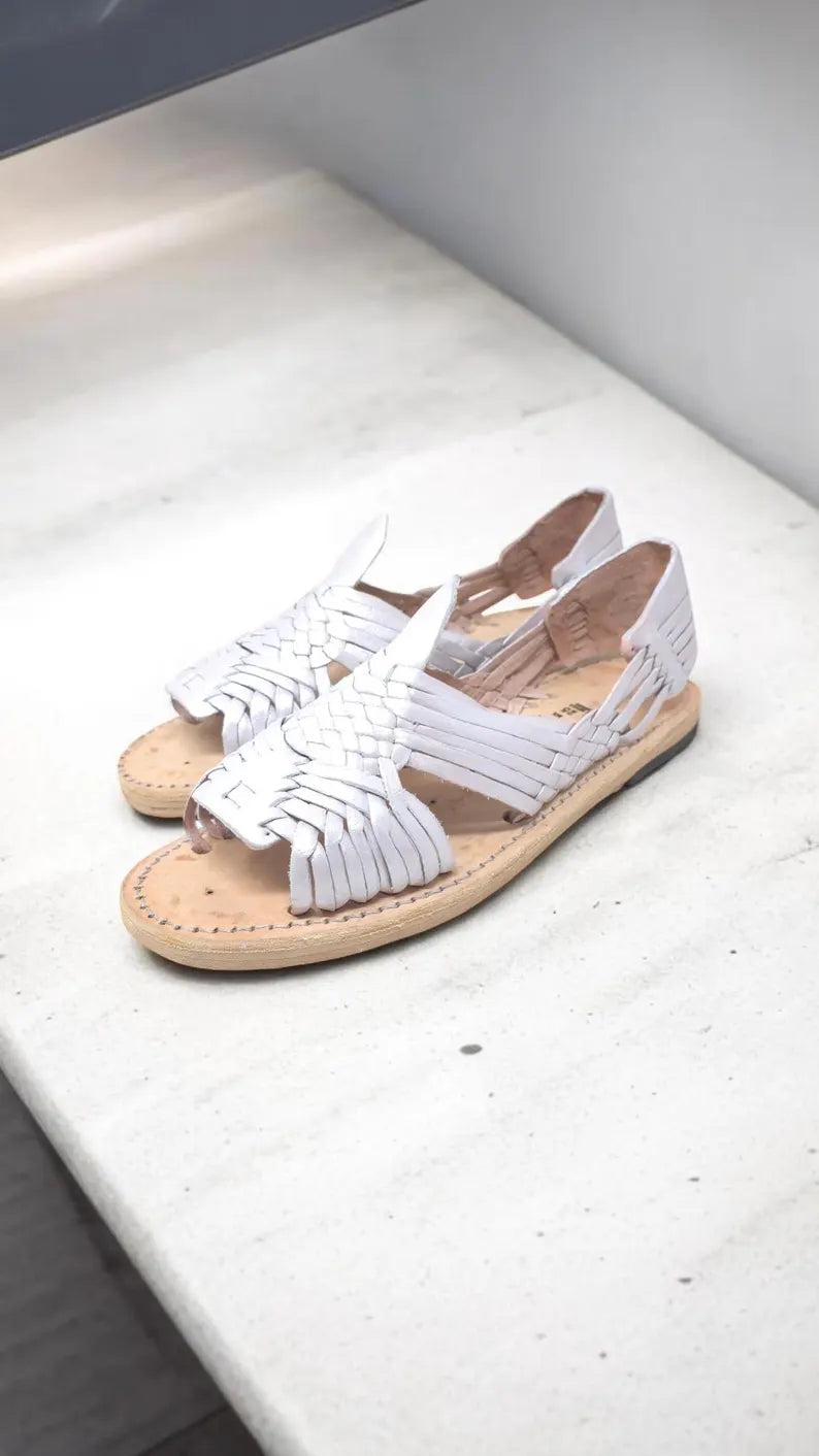 Women's Metallic Mexican Huaraches – Colorful
